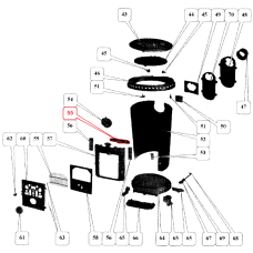 podkładka pod śruby drzwiczek do pieca 3726