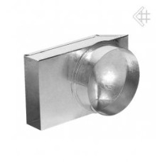 przejście 90 stopni kanał 150x50 - rura fi 150 przejście 90 stopni kanał 150x50 - rura fi 150