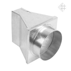 przejście 180 stopni kanał 150x50 - rura fi 125 przejście 180 stopni kanał 150x50 - rura fi 125