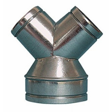 trójnik Y redukcyjny ocynk fi 125/100 mm trójnik Y redukcyjny ocynk fi 125/100 mm
