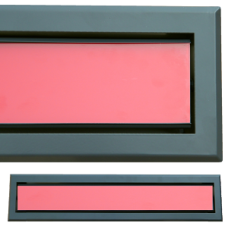 kratka wentylacyjna szczelinowa zamykana z szybką OTI 60 grafit-czerwona kratka wentylacyjna szczelinowa zamykana z szybką OTI 60 grafit-czerwona