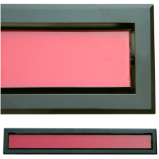 kratka wentylacyjna szczelinowa zamykana z szybką OTI 80 czarna-czerwona kratka wentylacyjna szczelinowa zamykana z szybką OTI 80 czarna-czerwona