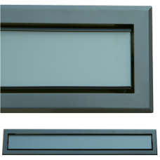 kratka wentylacyjna szczelinowa zamykana z szybką OTI 80 grafit-grafit