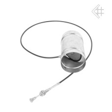 przepustnica uszczelniona z cięgłem fi 100