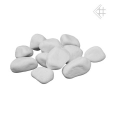 białe kamienie do biokominka - zestaw