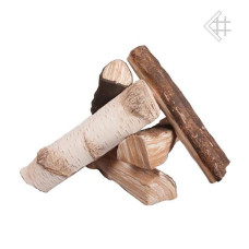 drewienka ceramiczne do biokominka mix - zestaw