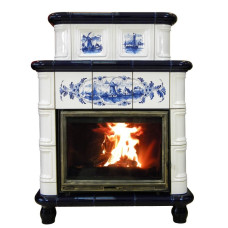 kominek kaflowy piec wolnostojący t33