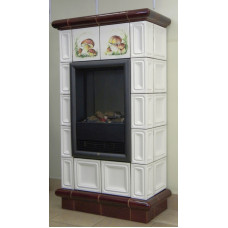 kominek piec kaflowy z wkładem elektrycznym t75