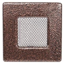 kratka wentylacyjna do kominka 11/11 miedziana