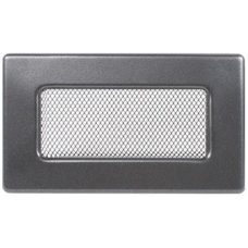 kratka wentylacyjna do kominka 11/17 grafitowa