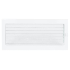 kratka wentylacyjna do kominka 17/37 biała z żaluzją