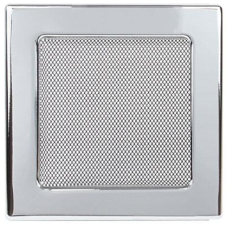 kratka wentylacyjna do kominka 17/17 niklowana kratka wentylacyjna do kominka 17/17 niklowana