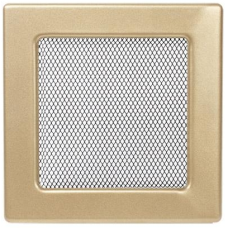 kratka wentylacyjna do kominka 17/17 złoto galwaniczne kratka wentylacyjna do kominka 17/17 złoto galwaniczne