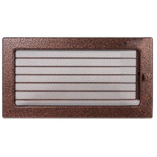 kratka wentylacyjna do kominka 17/30 miedziana z żaluzją kratka wentylacyjna do kominka 17/30 miedziana z żaluzją