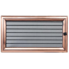 kratka wentylacyjna do kominka 17/30 oskar miedziany z żaluzją kratka wentylacyjna do kominka 17/30 oskar miedziany z żaluzją