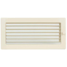 kratka wentylacyjna do kominka 17/37 kremowa z żaluzją kratka wentylacyjna do kominka 17/37 kremowa z żaluzją