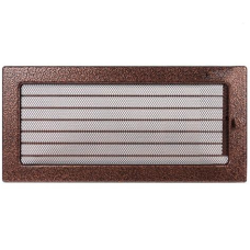 kratka wentylacyjna do kominka 17/37 miedziana z żaluzją