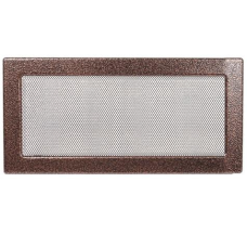 kratka wentylacyjna do kominka 17/37 miedziana