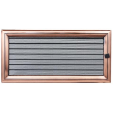 kratka wentylacyjna do kominka 17/37 oskar miedziany z żaluzją kratka wentylacyjna do kominka 17/37 oskar miedziany z żaluzją