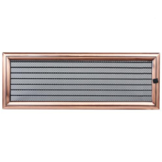 kratka wentylacyjna do kominka 17/49 oskar miedziany z żaluzją kratka wentylacyjna do kominka 17/49 oskar miedziany z żaluzją