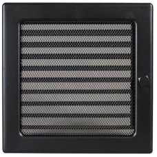 kratka wentylacyjna do kominka 22/22 czarna z żaluzją kratka wentylacyjna do kominka 22/22 czarna z żaluzją