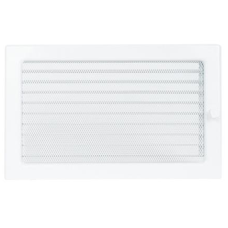 kratka wentylacyjna do kominka 22/30 biała z żaluzją