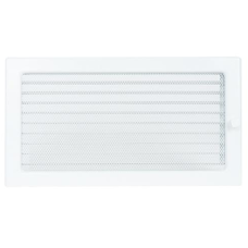 kratka wentylacyjna do kominka 22/37 biała z żaluzją