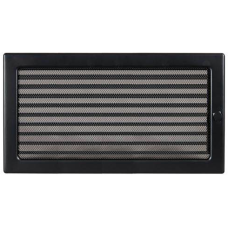 kratka wentylacyjna do kominka 22/37 czarna z żaluzją kratka wentylacyjna do kominka 22/37 czarna z żaluzją