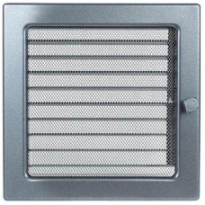 kratka wentylacyjna do kominka 22/22 grafitowa z żaluzją kratka wentylacyjna do kominka 22/22 grafitowa z żaluzją