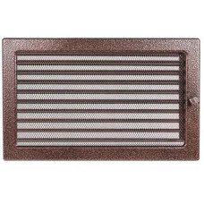 kratka wentylacyjna do kominka 22/30 miedziana z żaluzją kratka wentylacyjna do kominka 22/30 miedziana z żaluzją