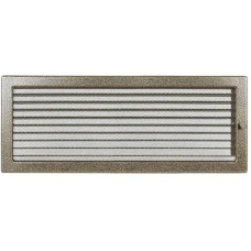 kratka wentylacyjna do kominka 22/45 czarno złota z żaluzją