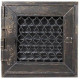kratka wentylacyjna do kominka retro pojedyncza grafitowy antyk 17/17 kratka wentylacyjna do kominka retro pojedyncza grafitowy antyk 17/17