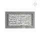 kratka wentylacyjna do kominka 17/30 ABC szlifowana kratka wentylacyjna do kominka 17/30 ABC szlifowana