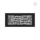 kratka wentylacyjna do kominka 17/37 ABC czarna kratka wentylacyjna do kominka 17/37 ABC czarna