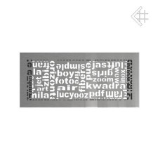 kratka wentylacyjna do kominka 17/37 ABC szlifowana kratka wentylacyjna do kominka 17/37 ABC szlifowana