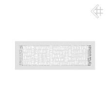 kratka wentylacyjna do kominka 17/49 ABC biała kratka wentylacyjna do kominka 17/49 ABC biała