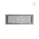 kratka wentylacyjna do kominka 17/49 ABC szlifowana kratka wentylacyjna do kominka 17/49 ABC szlifowana
