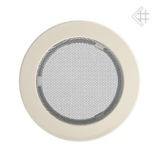 kratka wentylacyjna do kominka okrągła 150 mm kremowa