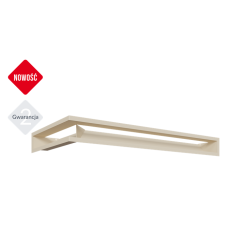 kratka wentylacyjna do kominka luft narożny 400x800x90 kremowy kratka wentylacyjna do kominka luft narożny 400x800x90 kremowy