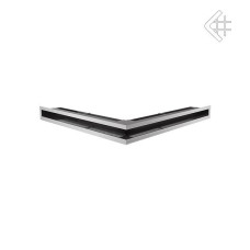 kratka wentylacyjna do kominka LUFT SF narożny 560x560x60 szlifowany