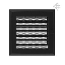 kratka wentylacyjna do kominka 17/17 oskar czarna z żaluzją kratka wentylacyjna do kominka 17/17 oskar czarna z żaluzją