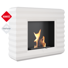 biokominek PINUS biały - biopalenisko z certyfikatem TÜV