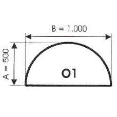 szyba hartowana pod piec kominek O1