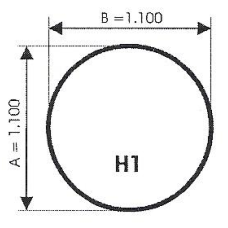 szyba hartowana pod piec kominek H1