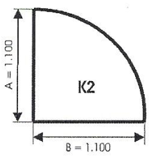 szyba hartowana pod piec kominek K2